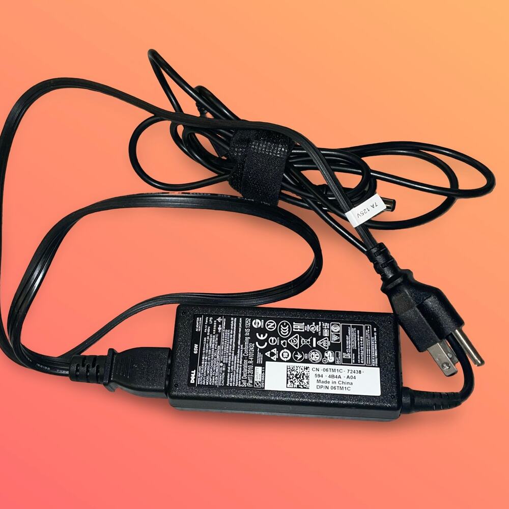 Dell 65W Laptop AC Power Adapter Charger 19.5V 3.34A 06TM1C LA65NS2-01 Cord